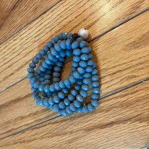 Chunky classy elastic bangle bracelet